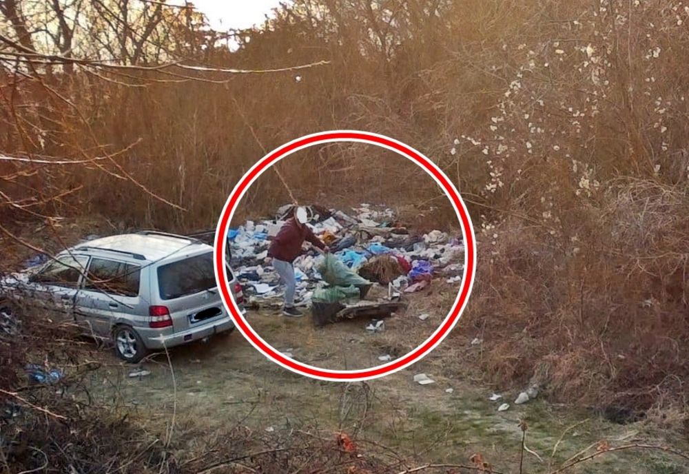 Amendă uriașă pentru bărbat din Bistrița-Năsăud care a aruncat deșeuri în natură