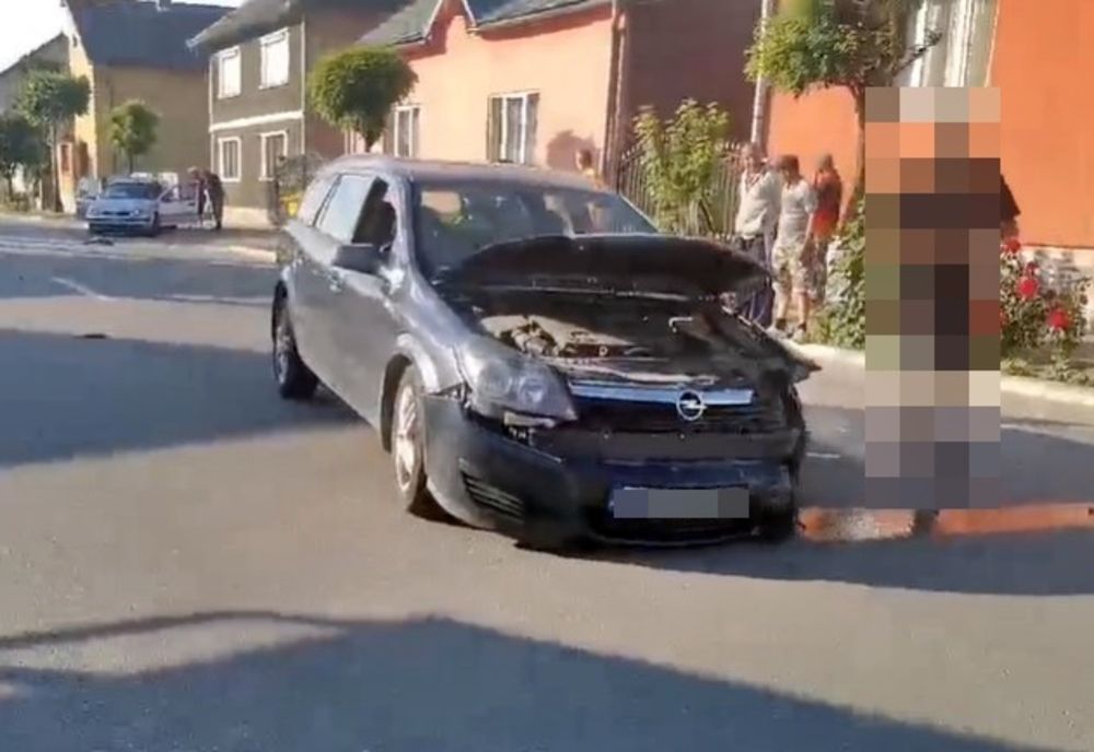 Accident în Năsăud! Două persoane , la spital