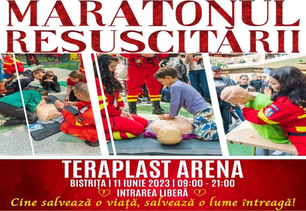 Maratonului Resuscitării, la Teraplast Arena