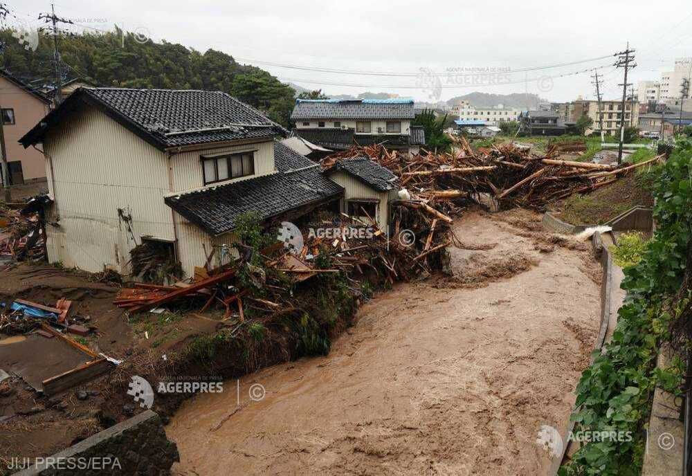 VIDEO JAPONIA: ŞASE MORŢI ÎN INUNDAŢIILE CARE AU LOVIT CENTRUL ŢĂRII