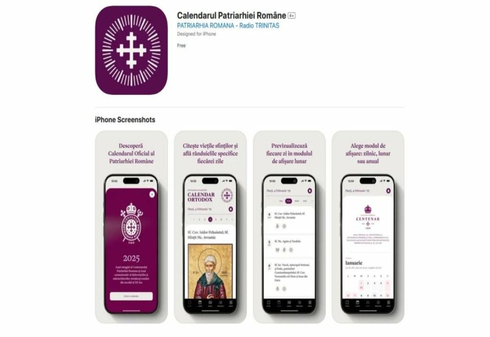 CALENDAR ORTODOX – O NOUĂ APLICAȚIE LANSATĂ DE PATRIARHIA ROMÂNĂ