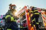 Incendiu într-o clădire cu muncitori străini din Bistrița: opt persoane au avut nevoie de îngrijiri medicale