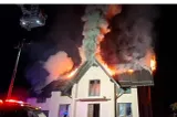 Dublă lovitură pentru o familie din Bistrița-Năsăud. O femeie este în stare critică după un accident grav, iar casa i-a luat foc - VIDEO