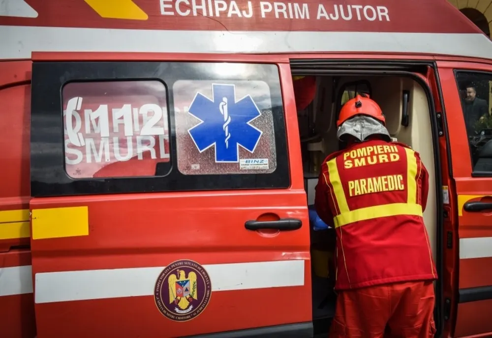 Tânăr din Bistrița, la spital, după ce a fost implicat într-un accident rutier