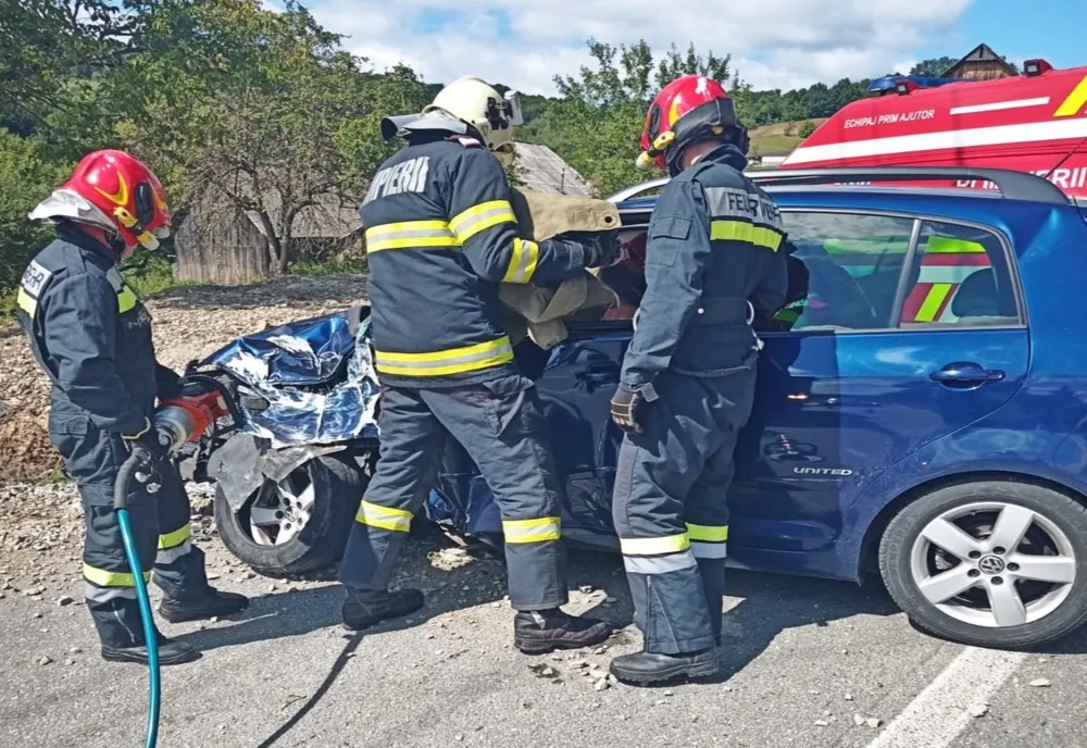 Accident pe DJ 172D, în Strâmba! O persoană, la spital