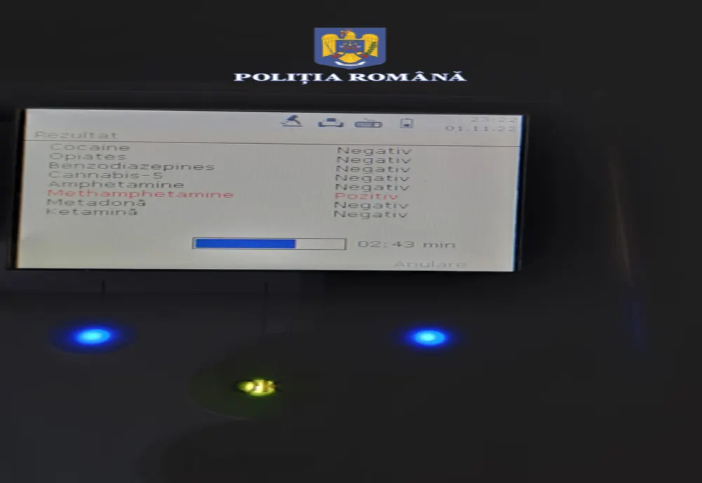 Tânără din Bistrița, prinsă sub influența drogurilor la volan