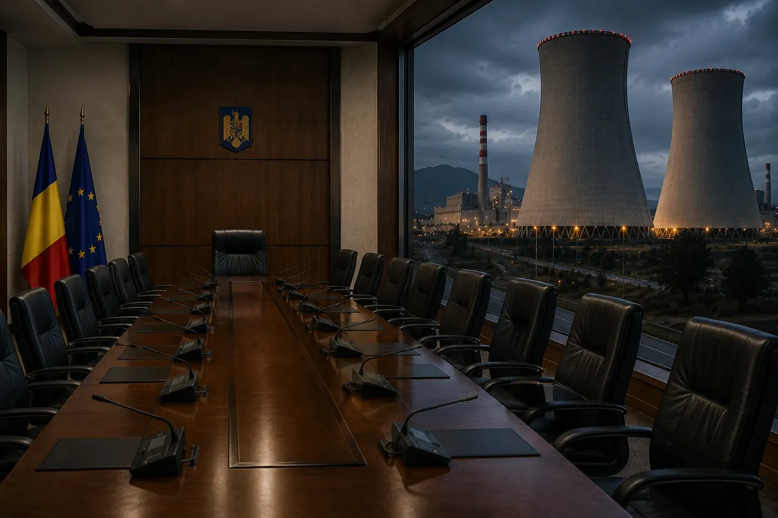 Ședință energie/ Colaj foto AI 