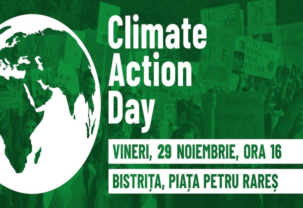 Bistrița, alături  de campania ”Climate Action Day”! Va fi organizat un marș în Piața Petru Rareș