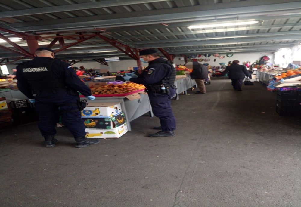 Jandarmii din Bistrița-Năsăud au efectuat controale în piețele din județ