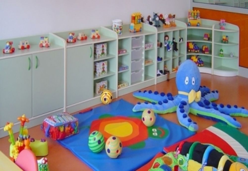 Grupă de grădiniță din Bistrița, în scenariul roșu