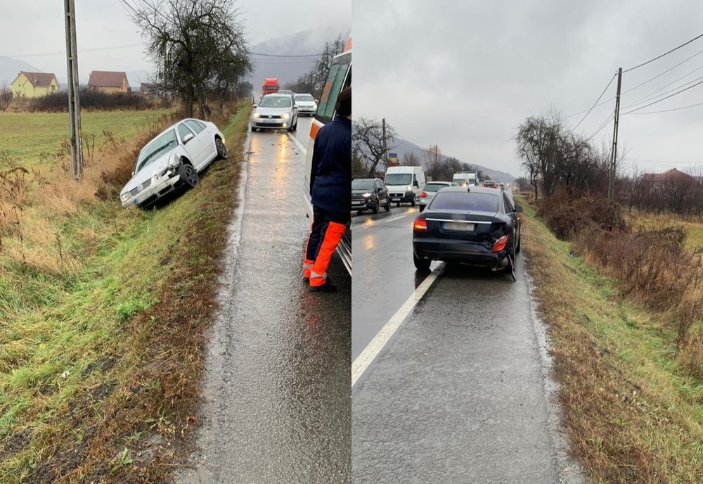 Două persoane, rănite într-un accident produs pe DN 17, în apropiere de Crainimăt