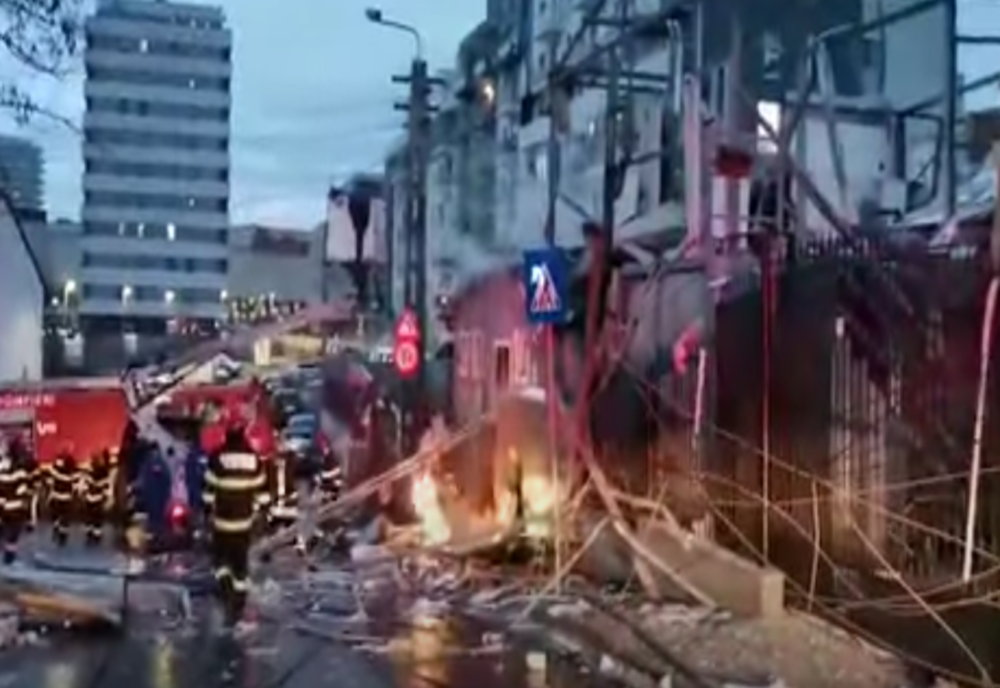 Explozie la Cluj - O persoană a murit, cel puțin doi răniți cu arsuri grave
