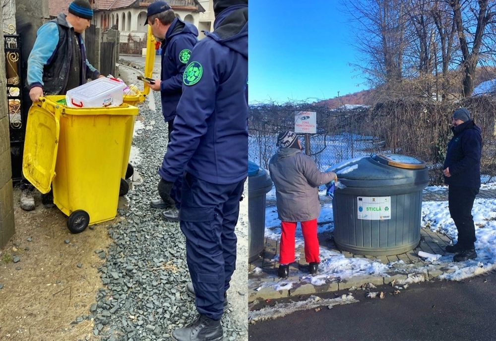 Inspectorii ADI Deșeuri continuă verificarea containerelor semi-îngropate și a pubelelor galbene