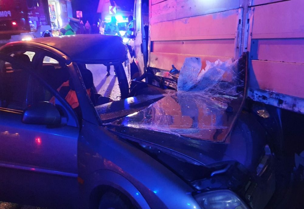 FOTO/VIDEO: Accident pe DN 17, în Beclenuț! Doi bărbați au fost răniți și au fost transportați la spital