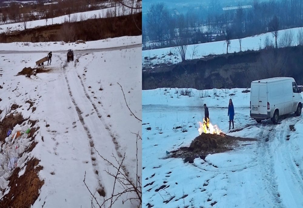 Prinși că au aruncat deșeuri în natură, doi bărbați din Bistrița-Năsăud au primit amenzi uriașe de la inspectorii ADI Deșeuri