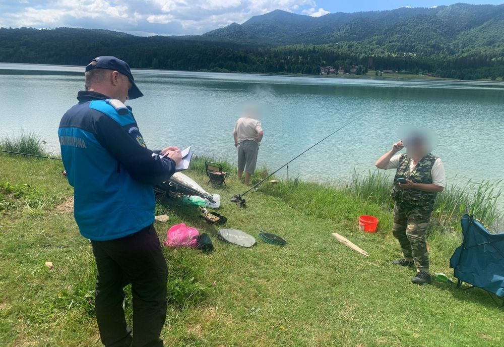 Pescuitul ilegal pe Lacul Colibița, în atenția jandarmilor montani!