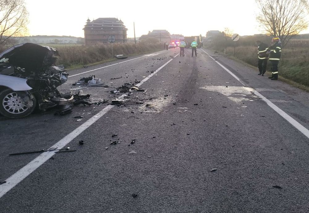 Grav accident rutier la ieşire din Huedin! Un tânăr din Bistriţa-Năsăud a murit (FOTO)