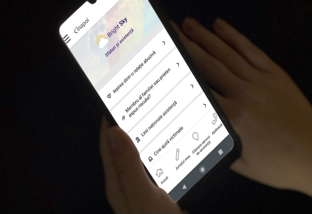 Bright Sky RO – aplicația mobilă ce sprijină victimele violenței domestice, folosită de aproape 32.000 de ori de la lansarea în România