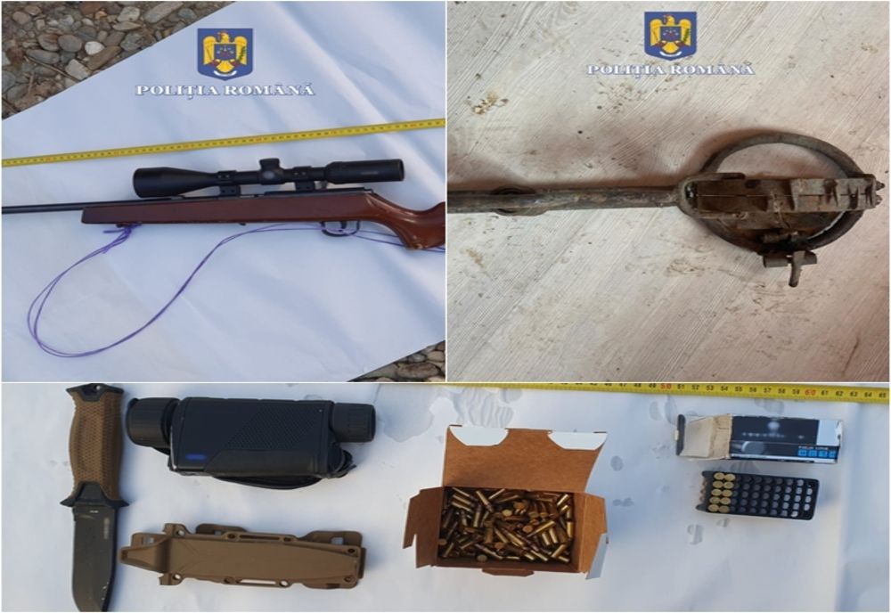Percheziții în 6 localități din Bistrița-Năsăud, într-un dosar de braconaj! Nouă persoane, reținute