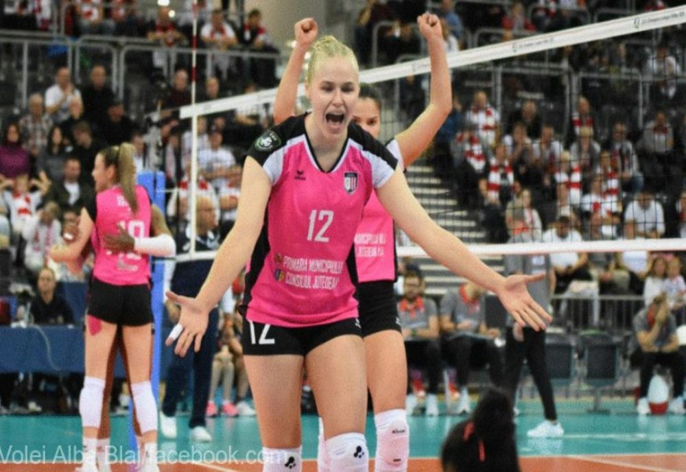Volei feminin: CSM Volei Alba-Blaj a debutat cu o victorie în grupele Ligii Campionilor