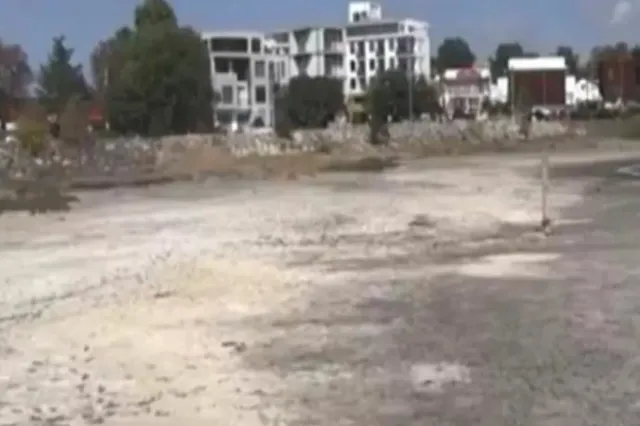 Imagini apocaliptice! Lacul Teghirghiol, secat aproape în totalitate! VIDEO