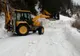 Drum comunal din Bistrița-Năsăud, blocat din cauza căderilor masive de zăpadă (FOTO)