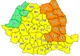 Județul Bistrița-Năsăud se află sub o nouă avertizare meteorologică Cod galben