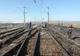 Incendiu de vegetație, lângă calea ferată! Un tren personal, oprit în stație