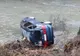 FOTO: Două accidente rutiere, la interval scurt de timp unul de altul, pe DN 17 D, la intrare în Ilva Mică! Una dintre mașini a ajuns în râul Someș