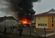FOTO: Atelier de tâmplărie, o anexă și o hală, afectate de incendiu, la Uriu