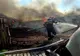FOTO/VIDEO: Gospodărie din comuna Livezile, afectată de incendiu în urma exploziei unei butelii