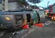 FOTO: Accident în Galații Bistriței! Un bărbat a ajuns la spital