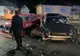 FOTO/VIDEO: Accident în Salva, cu două mașini și un TIR! 800 de litri de motorină s-au scurs pe carosabil