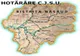 O comună din Bistrița-Năsăud, în scenariul roșu, alta în cel galben, iar alte trei în scenariul verde