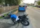 Motociclist, la spital, în urma unui accident rutier produs în localitatea Nepos