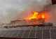 Incendiu puternic la o fabrică de prelucrare a lemnului din Bistrița-Năsăud