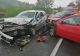 Trei autovehicule au fost implicate într-un accident rutier produs pe DN 17D, în Bistrița-Năsăud (FOTO)