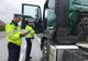 Șofer de TIR din Suceava, prins de polițiștii bistrițeni în timp ce conducea folosind magnetul