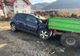 FOTO: Accident în Bistrița-Năsăud! Un șofer în vârstă de 20 de ani a intrat cu autoturismul în spatele unui tractor cu remorcă