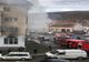 VIDEO: Incendiu într-un magazin aflat la parterul unui bloc din Beclean! Locatarii au fost evacuați preventiv