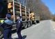 Peste 350 m.c. de lemn confiscat de polițiștii și Garda Forestieră din Bistrița-Năsăud! Trei firme amendate
