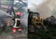 Anexe gospodărești din Josenii Bârgăului mistuite de incendiu